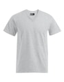 Heren T-shirt V Hals Promodoro Premium 3025 Sport Grijs